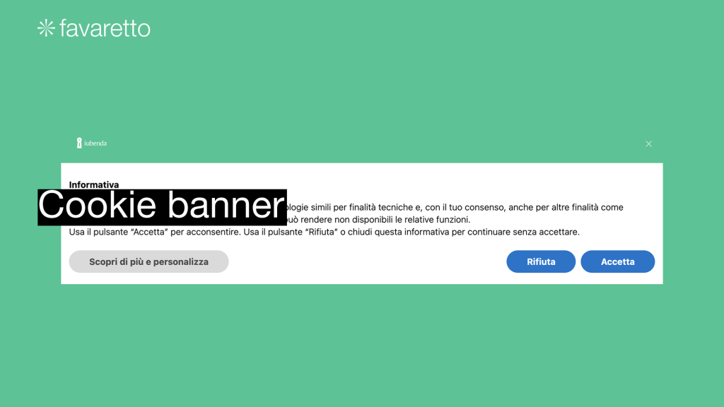 cookie banner